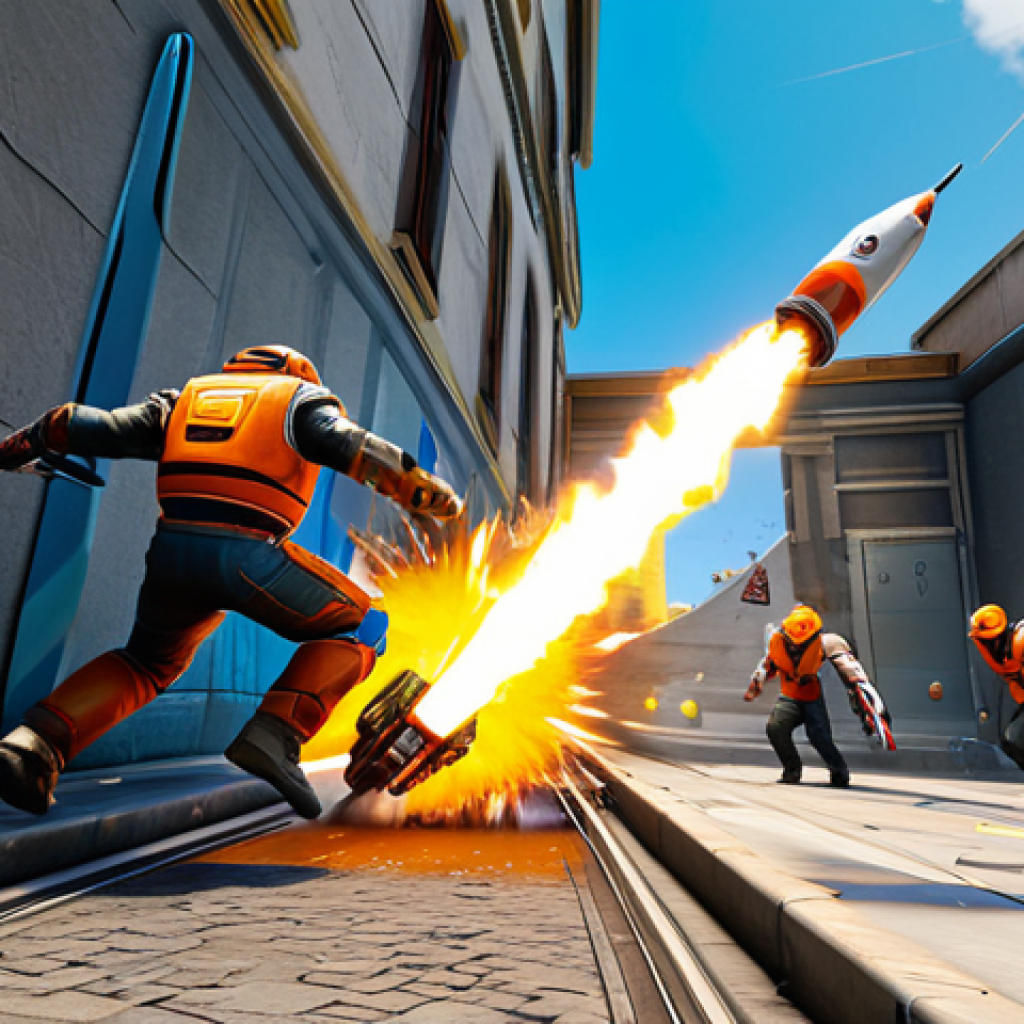 **

"Dynamic action shot of Brock launching a rocket from a safe position behind a wall on the Volt map. Other Brawlers in the background clash for control of the ball in the central zone. Vivid colors, high-energy, strategy game aesthetic. Safe for work, appropriate content, fully clothed, family-friendly, professional digital art."

**