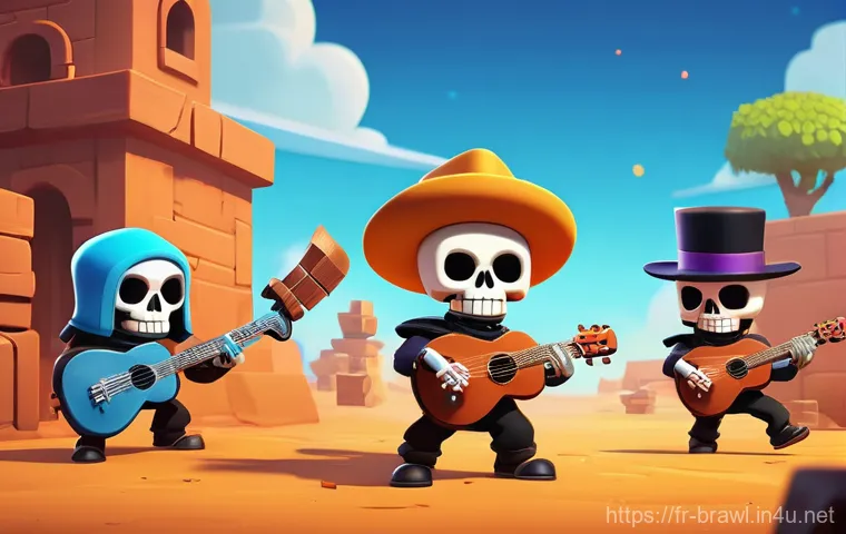 브롤스타즈 공식 대회 참가 방법 - A dynamic illustration of a Brawl Stars match. In the foreground, the brawler Bull, clad in his sign...